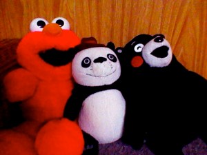 elmo&pan&kumamon