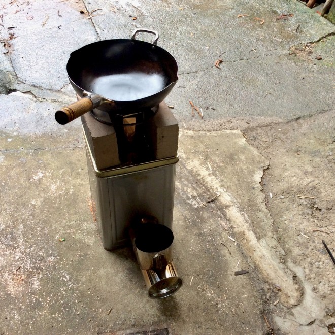 ロケットストーブ処作